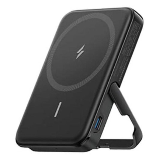 Batería externa Anker 322 MagGo 5000 mAh Cargador inalámbrico 12 W Negro