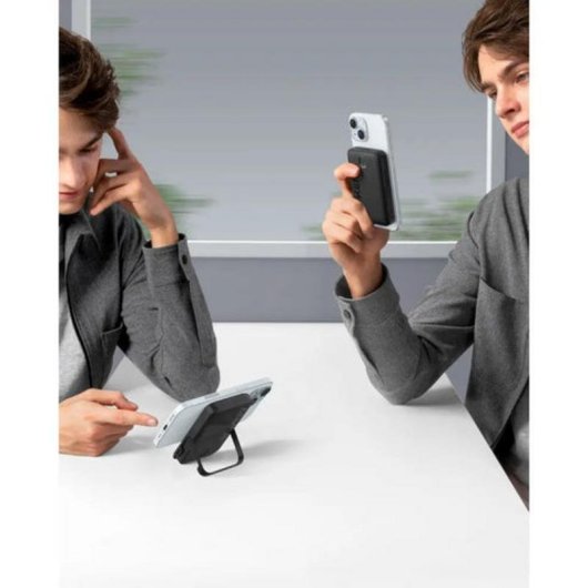 Batería externa Anker 322 MagGo 5000 mAh Cargador inalámbrico 12 W Negro