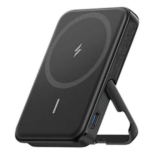 Bateria Externa Anker 322 MagGo 5000 mAh Carregador Sem Fios 12 W Preto