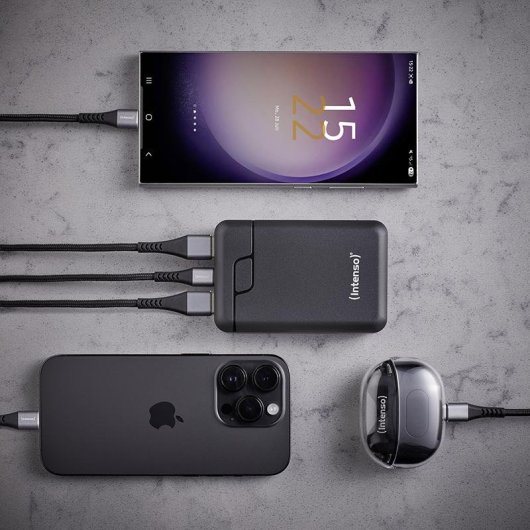 Power bank Intenso B10000 10.000 mAh USB-C y 2× USB-A