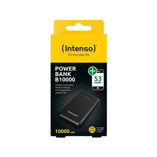 Power bank Intenso B10000 10.000 mAh USB-C y 2× USB-A