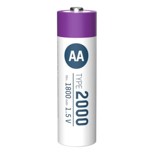 Pilha Ansmann 1312-0036 AA Iões de Lítio 1,5V 1800mAh Pack 4