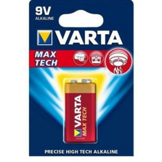 Batterie Varta 9V Alkaline 1 Stuck Orange Rot Prismatic