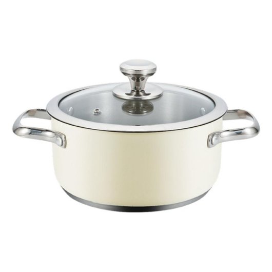 Casserola Haeger PA-16H.005A 16 cm Aço Inoxidável Indução Tampa Vidro