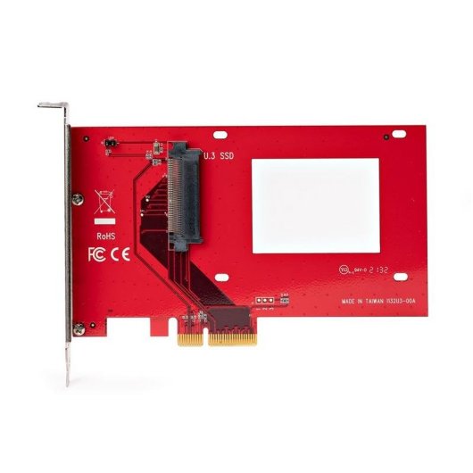 Adaptador StarTech.com U.3 a PCIe 4.0 x4 para SSDs NVMe de 2.5"