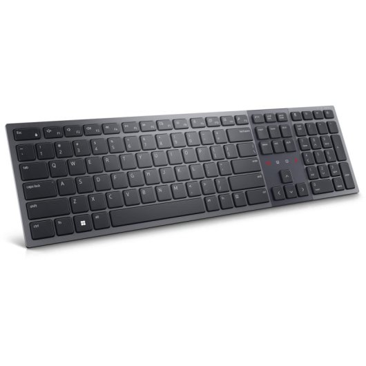 Tastatur Dell KB900 kabellos Fullsize QWERTZ Deutsch Bluetooth mit Beleuchtung