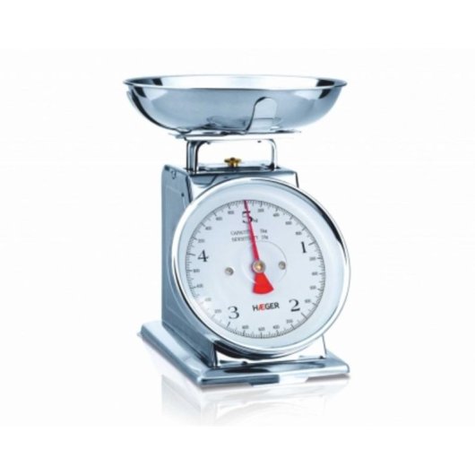 Balança de cozinha Haeger Grandmother 5 kg 20 g inox com taça