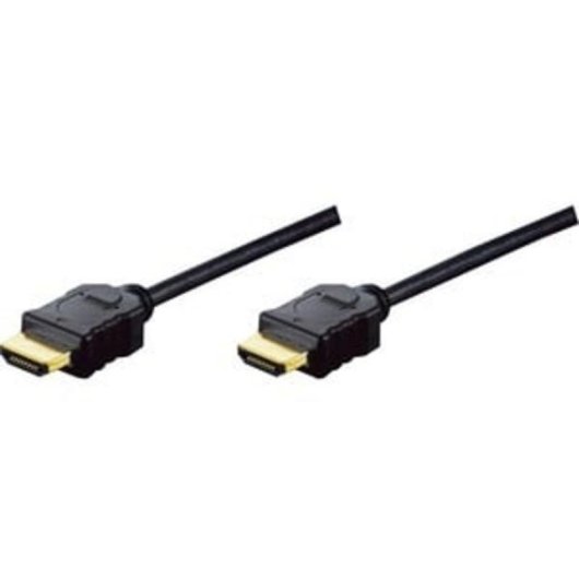Cable HDMI Digitus High Speed 3 m Ethernet 3D Connecteurs Or