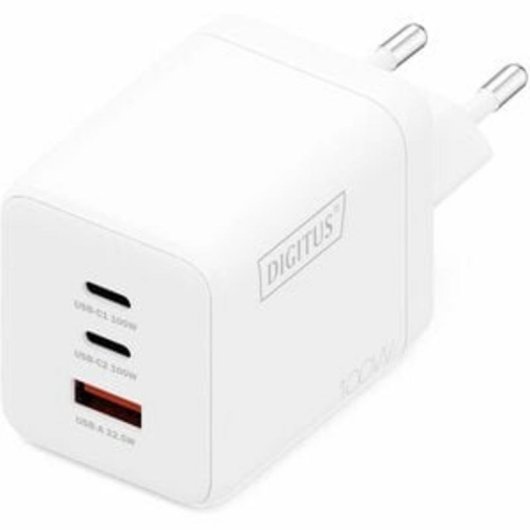 Ladegerät Digitus USB GaN 100W 2x USB-C 1x USB-A Kompakt Universal