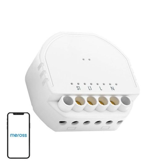Relé Wi-Fi Meross MSS810HK Controle de iluminação, Compatível com Apple HomeKit
