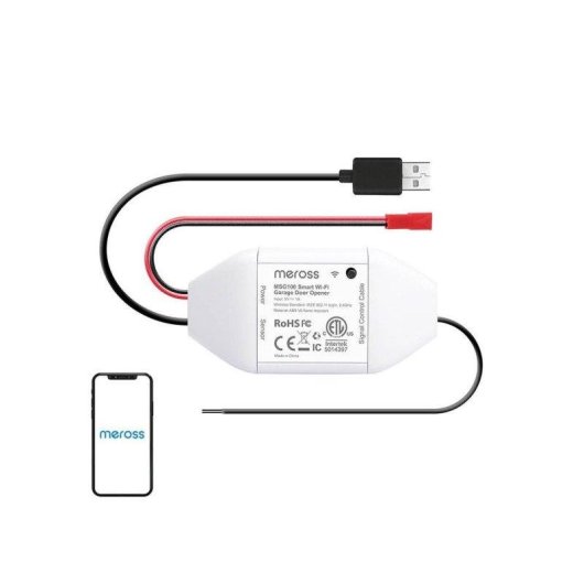 Relé Wi-Fi Meross MSG100HK Control puerta garaje Compatible HomeKit Alexa Google