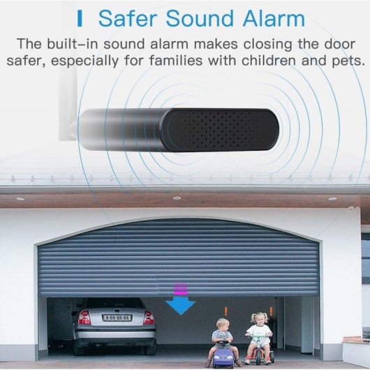 Relé Wi-Fi Meross MSG200HK Controle de portas de garagem, Antena externa, Multi-portas