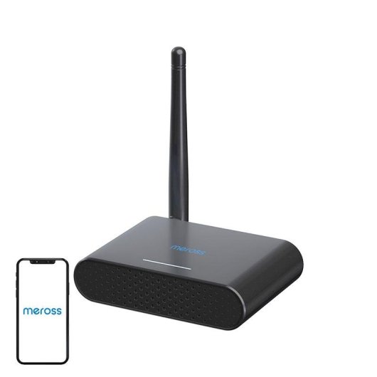 Relé Wi-Fi Meross MSG200HK Controle de portas de garagem, Antena externa, Multi-portas