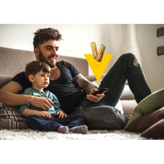 Pilha Varta 04106 AA Alcalina 1.5V 4 unidades Ouro Amarelo