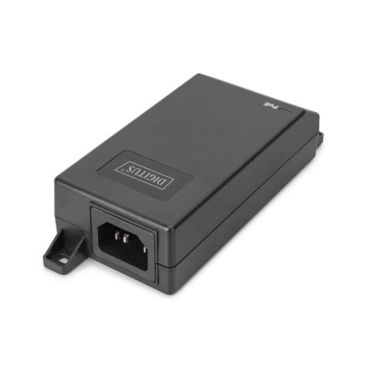 PoE+ Injector Digitus Gigabit Ethernet 30W IEEE 802.3at Schwarz