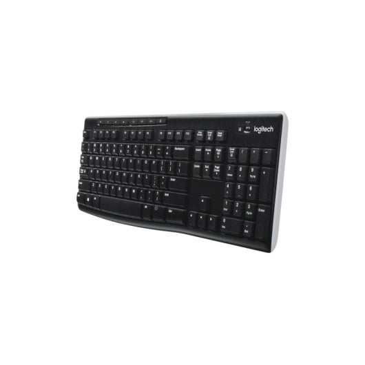 Tastatur Logitech K270 kabellos vollgroess AZERTY mit Unifying USB Empfaenger
