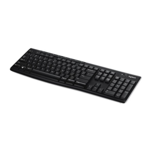 Tastatur Logitech K270 kabellos vollgroess AZERTY mit Unifying USB Empfaenger