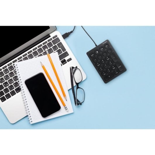 Teclado Kensington numérico USB-A com teclas de tesoura silenciosas