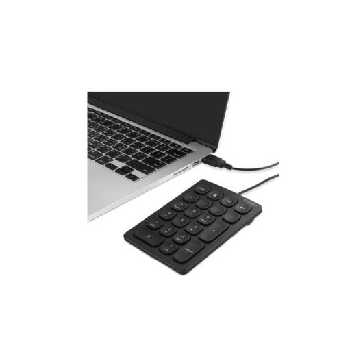 Teclado Kensington numérico USB-A com teclas de tesoura silenciosas