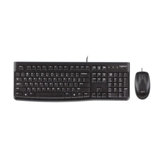 Teclado Logitech MK120 de membrana completo com rato óptico USB QWERTY UK