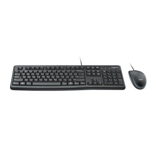Teclado Logitech MK120 de membrana completo com rato óptico USB QWERTY UK
