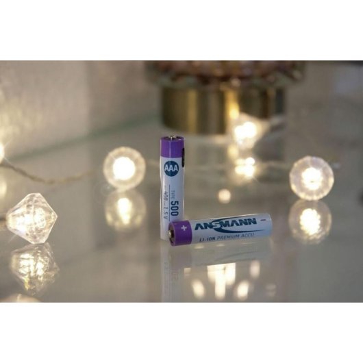 Pilha Ansmann 1311-0028 AAA Iões de lítio 1,5 V 500 mAh 4 un
