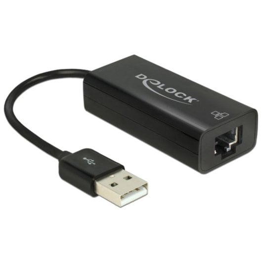 Tarjeta de Red Delock 62595 USB Ethernet 100 Mbit/s Plug and Play