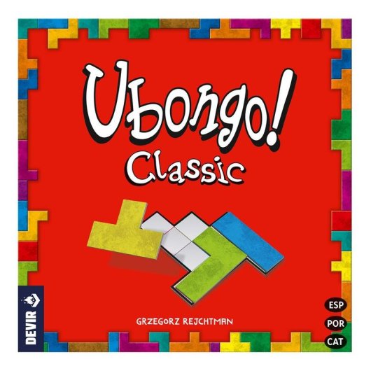 Jogo de tabuleiro Devir Ubongo Puzzle Familiar 1-4 jogadores