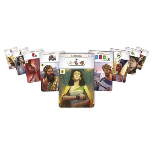 Erweiterung Asmodee 7 Wonders Leaders Strategie 3-7 Spieler 40 min