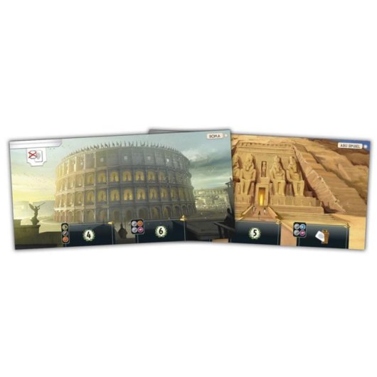 Erweiterung Asmodee 7 Wonders Leaders Strategie 3-7 Spieler 40 min
