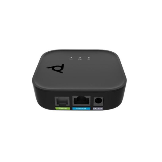 Adaptateur VoIP HP Poly ATA 400 1FXS SIP Ouvert WiFi Noir