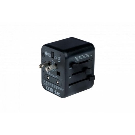 Multiprise Verbatim 49544 Universelle 2 Ports USB 2A 3A Noir