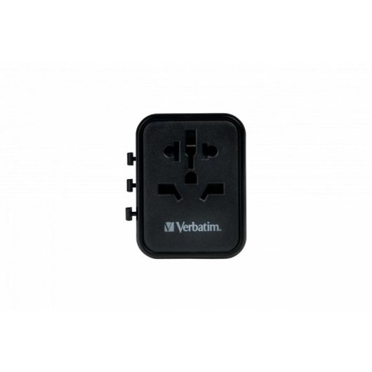 Multiprise Verbatim 49544 Universelle 2 Ports USB 2A 3A Noir