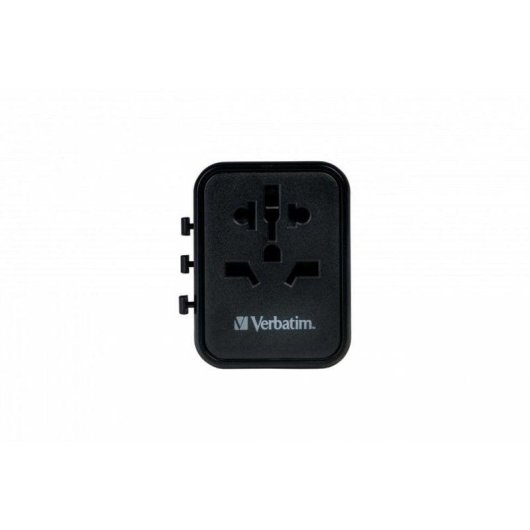 Multiprise Verbatim 49544 Universelle 2 Ports USB 2A et 3A Noir