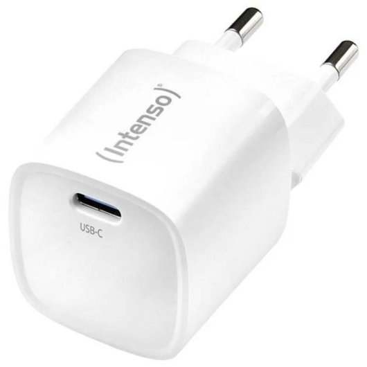 Cargador Intenso W30C² GaN 30W USB-C Carga Rápida Blanco