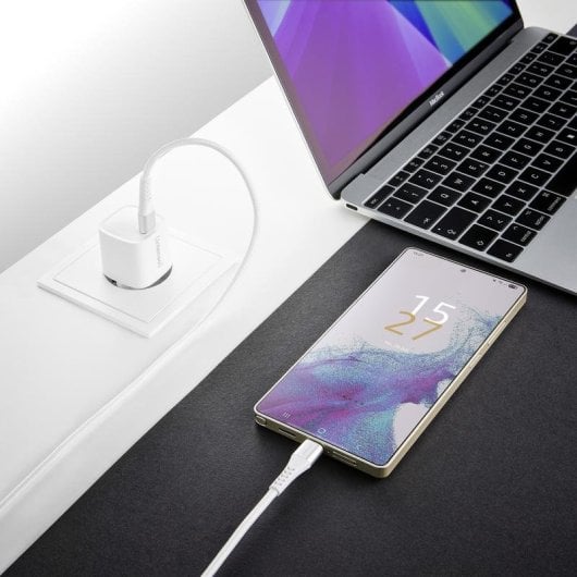 Cargador Intenso W30C² GaN 30W USB-C Carga Rápida Blanco
