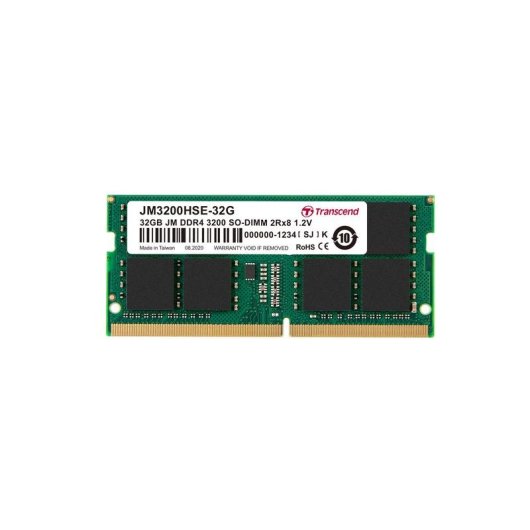 Arbeitsspeicher RAM Transcend JetRam JM3200HSE-32G 32GB 2x8GB DDR4 3200MHz CL22 SO-DIMM
