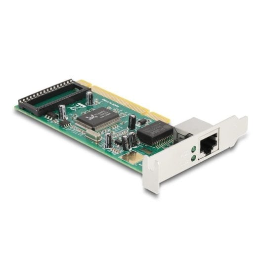 Tarjeta de Red Delock PCI 1 x RJ45 Gigabit LAN 1000 Mbps Full-height Low-profile
