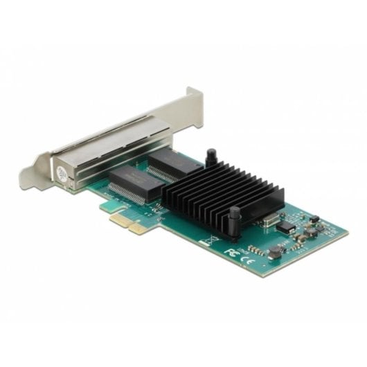 Tarjeta de Red Delock PCI Express 4 Ports Gigabit Ethernet 4000 Mbps Intern