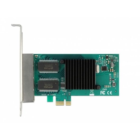Tarjeta de Red Delock PCI Express 4 Ports Gigabit Ethernet 4000 Mbps Intern