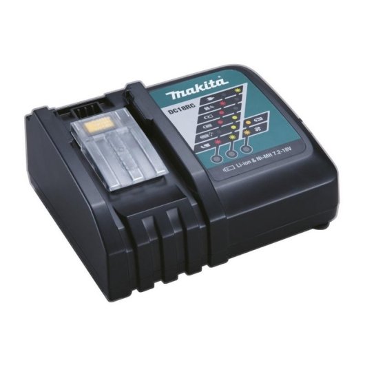 Chargeur Makita DC18RC 18V Noir Lithium-Ion NiMH 230V