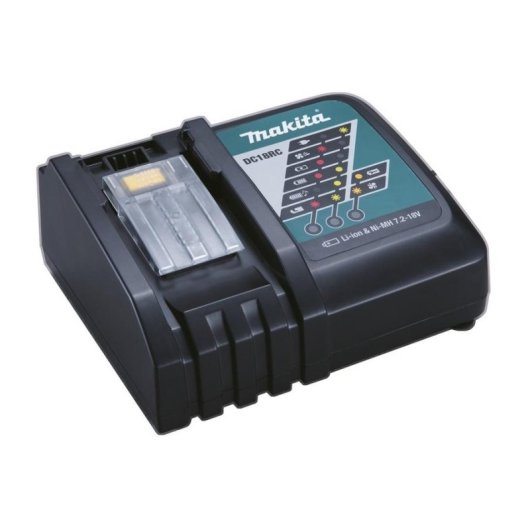 Chargeur Makita DC18RC 18V Noir Lithium-Ion NiMH 230V