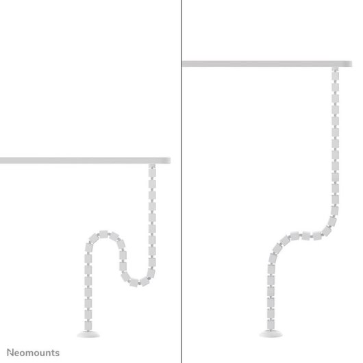 Organizador vertebral de cables Neomounts ADS06-130WH blanco universal