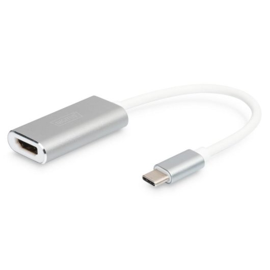 Adaptador Digitus USB-C 3.2 Gen 1 HDMI 4K 0,2 m Alumínio