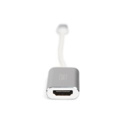 Adaptador Digitus USB-C 3.2 Gen 1 HDMI 4K 0,2 m Alumínio