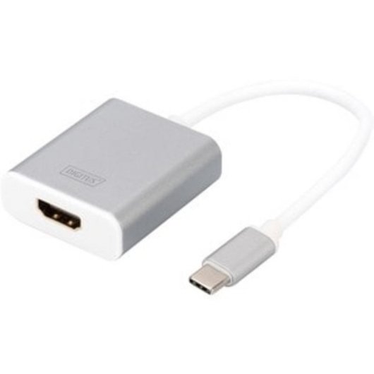 Adaptador Digitus USB-C 3.2 Gen 1 HDMI 4K 0,2 m Alumínio