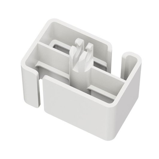 Organisateur de câbles Neomounts ADS06-131WH blanc acier montage à pince