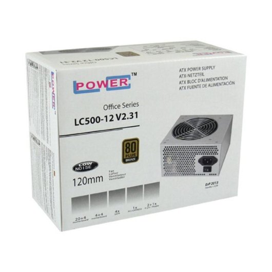 Fuente de Alimentación LC-Power LC500-12 V2.31 350W Certificación 80 PLUS Bronze Non-Modular