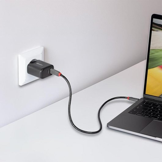 Ladegerät Lindy 73438 65W 2x USB-C Power Delivery 3.0 GaN