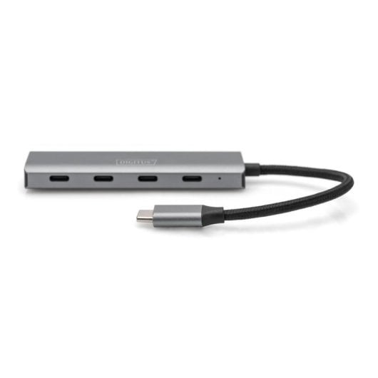 Hub Digitus 4 Ports USB-C 5 Gbps Aluminium kompaktes Design
